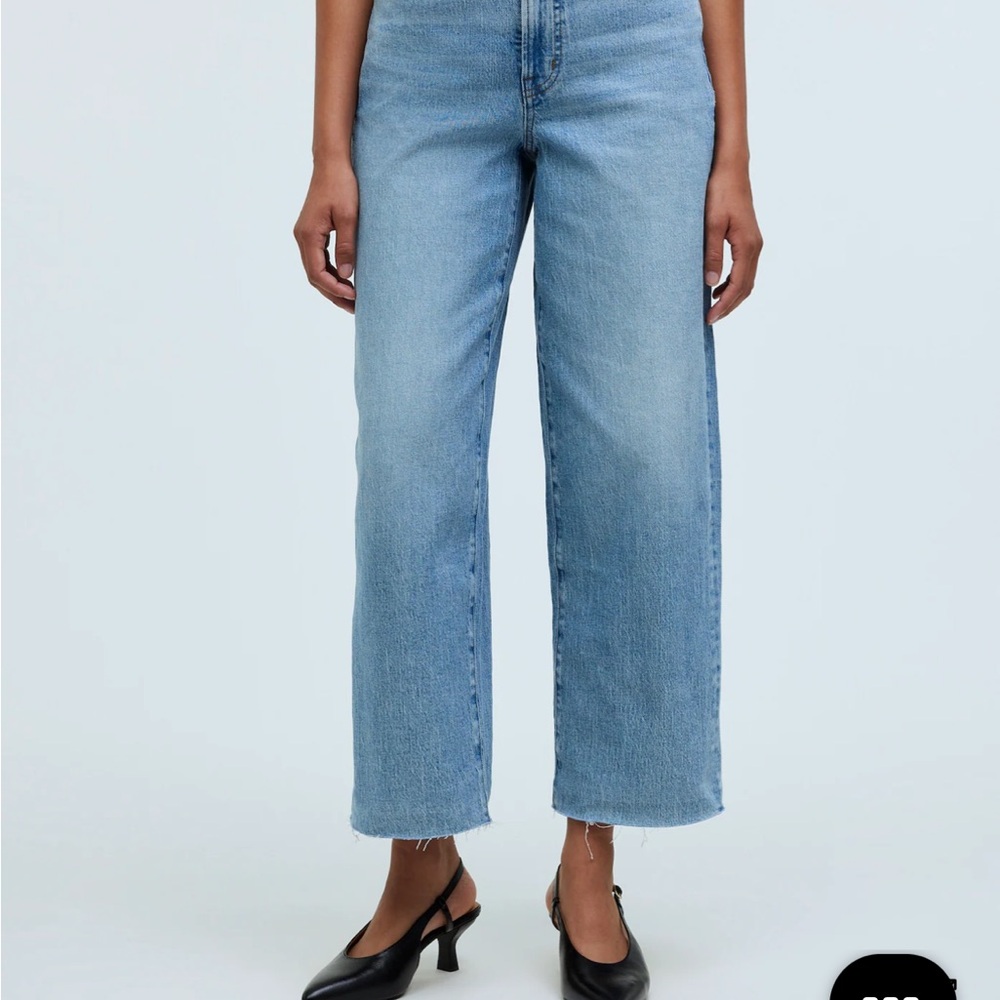 Madewell: The Curvy Perfect Vintage Wide-Leg Crop Jean